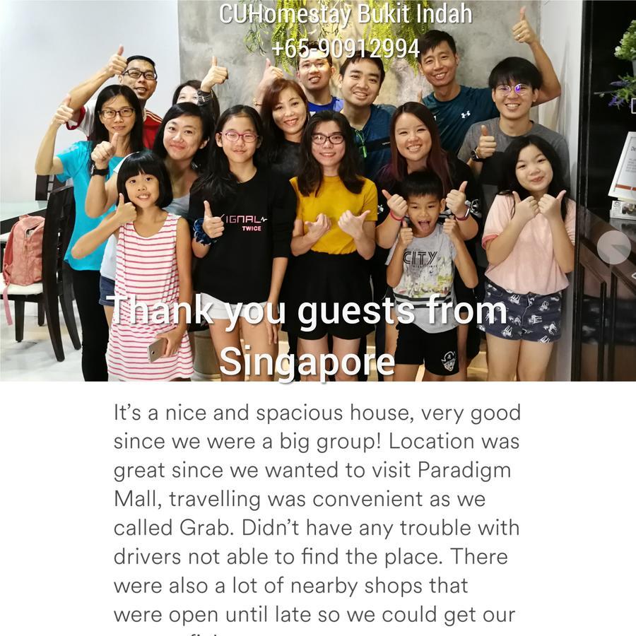 Jb Homestay Bukit Indah Wifi Ciq Mall Legoland Free Parking Johor Bahru Luaran gambar